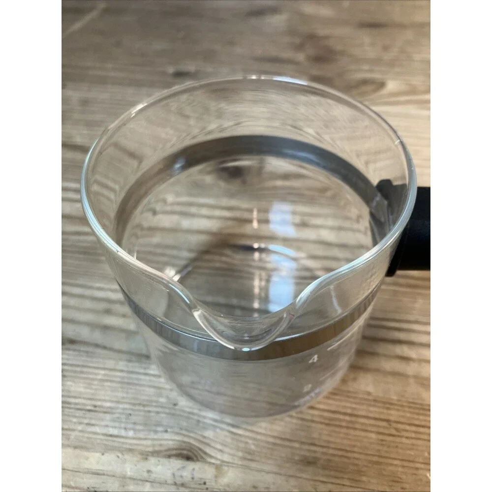 Krups 4 cup Black Espresso Glass Carafe Replacement No Lid